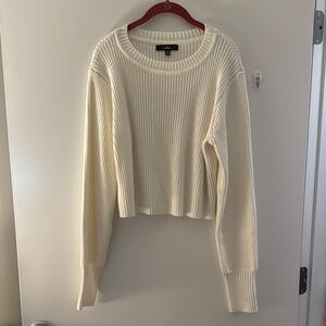 Lulu's Cream Ribbed Sweater - Never Worn!